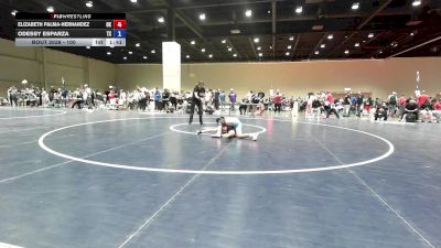 100 lbs 5th Place Match - Elizabeth Palma-Hernandez, OK vs Odessy Esparza, TX