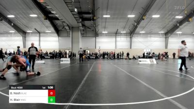 119 lbs Semifinal - Blake Nash, Black Fox Wrestling Academy vs Hudson Blair, MWC Wrestling Academy