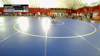 120 lbs Round 1 (8 Team) - Gabe Swenson, Zimmerman vs Joseph Kirby, Bemidji