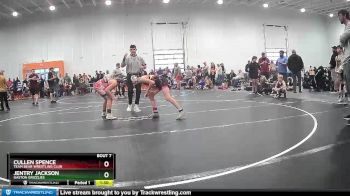 125 lbs Round 1 - Cullen Spence, Team Bear Wrestling Club vs Jentry Jackson, Gaston Grizzlies