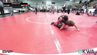 73 lbs Semifinal - CJ Tyler, Black Fox Wrestling Club vs Liam Dyches, Bartlesville Wrestling Club