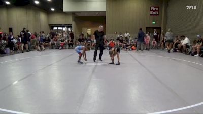 55 lbs Round 2 (6 Team) - Ryker Westenbarger, Blackman WC vs Austin Ledbetter, Funky Crayons