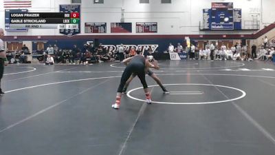 133 lbs Rr Rnd 1 - Logan Fraizer, Indiana vs Gable Strickland, Lock Haven