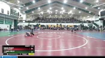 285 lbs Quarterfinal - Tyries Mills, Kuna vs Sean Posey, New Plymouth
