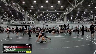 126 lbs Round 5 (8 Team) - Braiden Weaver, Team Shutt Tyler Cook vs Mason Whitney, Mat Assassins Black