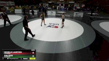 130 lbs 5th Place Match - Michelle Lauritzen, California vs Evie Rhoe, California