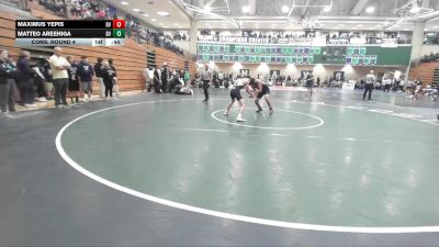 120 lbs Cons. Round 4 - Maximus Yepis, Bonita Vista vs Matteo Areehiga, Bonita Vista