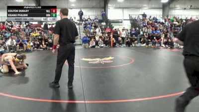 126 lbs Quarterfinal - Keanu Philbin, Highlands Ranch vs Colton Dudley, Valley