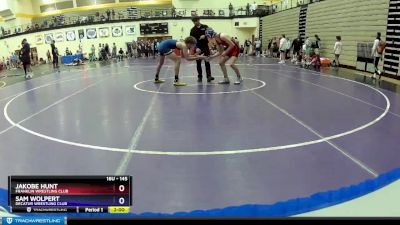 145 lbs Champ. Round 1 - Jakobe Hunt, Franklin Wrestling Club vs Sam Wolpert, Decatur Wrestling Club