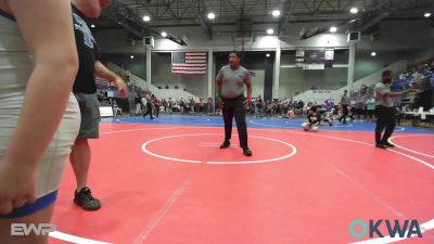 130-136 lbs Rr Rnd 4 - Chance Dewey, Tulsa Blue T Panthers vs Zayne Chappell, Tulsa Blue T Panthers