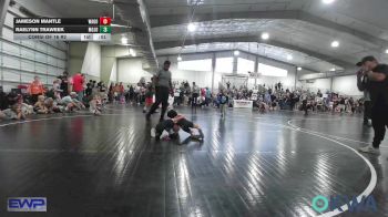 49 lbs Consi Of 16 #2 - Jameson Mantle, Wagoner Takedown Club vs Raelynn Traweek, Mojo Grappling Academy