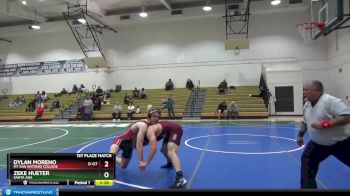 149 lbs 1st Place Match - Zeke Hueter, Santa Ana vs Dylan Moreno, Mt San Antonio College