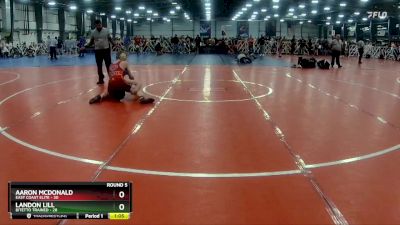 130 lbs Rd# 8- 12:30pm Saturday Final Pool - Landon Lill, Bitetto Trained vs Aaron McDonald, East Coast Elite