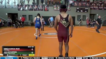 184 lbs Round 5 - Erick Garcia-ruiz, Columbia vs Ian Mccustion, Tupelo High School