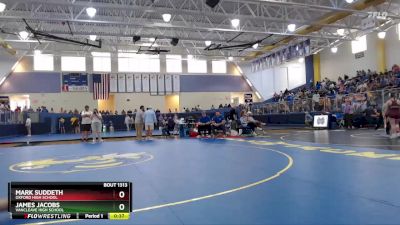 138 lbs Cons. Semi - Mark Suddeth, Oxford High School vs James Jacobs, Vancleave High School