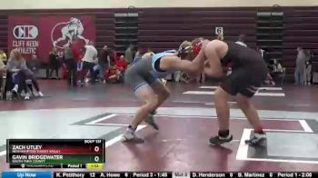 220 lbs Round 1 - Zach Utley, New Hampton/Turkey Valley vs Gavin Bridgewater, South Tama County