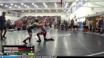 182 lbs Champ. Round 1 - Benedek Magyar, Irvine High School vs Benjamin Setum, Orange County Grappling