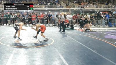 150 1A Champ. Round 1 - Taz Kinghorn, Baker County vs Noah Leota, SLAM Academy (Tampa)