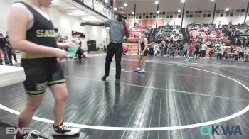 83 lbs Rr Rnd 1 - Kai Bass, Grove Takedown Club vs Ember Bloxham, Salina Wrestling Club