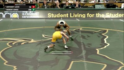 133 lbs 3rd Place Match - Anthony Lucio, Cal Poly vs Robert Jones, CSU Bakersfield
