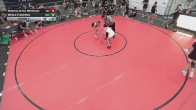 120 lbs Round 2 - Makaia Elyse Mendoza, GWC vs Meela Figueroa, Simi Valley High School