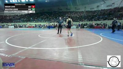 130 lbs Consi Of 32 #1 - Bradley Ross, Geary vs Emmit Corey, Victory Christian JH