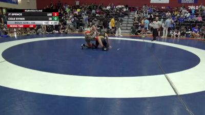 184 lbs Cons. Round 2 - Jt Spence, Lander vs Cole Sykes, Montevallo