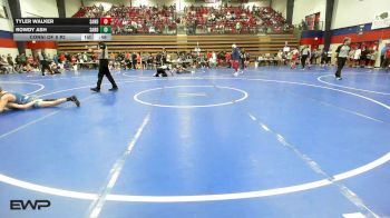 106 lbs Consi Of 8 #2 - Tyler Walker, Sand Springs JH (SS) vs Rowdy Ash, Sand Springs JH (SS)