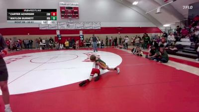 58-61 lbs Round 3 - Waylon Burnett, HRA vs Carter Achziger, Eaton Reds WC