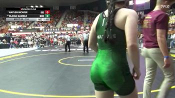 155 lbs Champ. Round 1 - Kaylen McAtee, Girard Hs vs Elaina Gamble, Mulvane HS