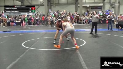 120 lbs Quarterfinal - Lucas Vogel, Bonner Springs vs Angelo Otero, Holcomb WC
