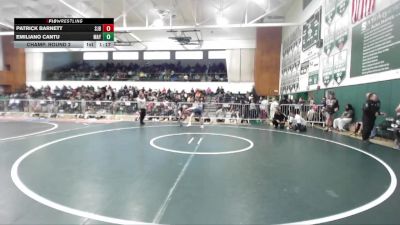 113 lbs Champ. Round 2 - Emiliano Cantu, Mayfair vs Patrick Barnett, St John Bosco