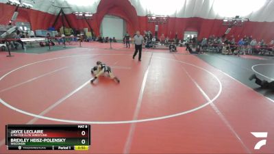 77 lbs Champ. Round 1 - Jayce Leclaire, X-Factor Elite Wrestling vs Brexley Heisz-Polensky, Wisconsin