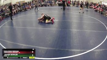 95 lbs Finals (8 Team) - Jaxten Bowler, Utah vs Sullivan Sigman, South Dakota Lightning