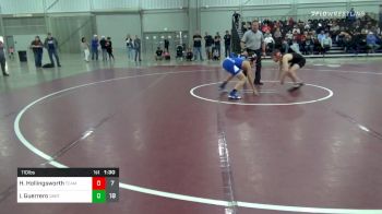 110 lbs Prelims - Hunter Hollingsworth, Team Edmond vs Ishmael Guerrero, OKRTC