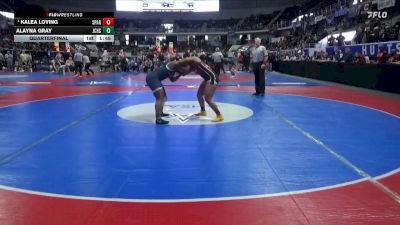 6-7A 165 Quarterfinal - Kalea Loving, Sparkman vs Alayna Gray, James Clemens HS