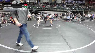 112 lbs Semifinal - Ryan Halal, Union vs Ryan Morgan, Orchard South WC