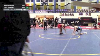 141 lbs 3rd Place - Mason Gibson, Rutgers-Unattached vs Luke Satriano, WVU Unattached