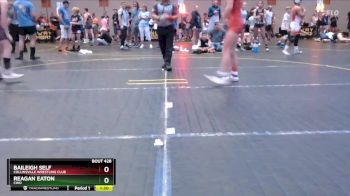 100 lbs Round 2 - Reagan Eaton, CWO vs Baileigh Self, Collinsville Wrestling Club