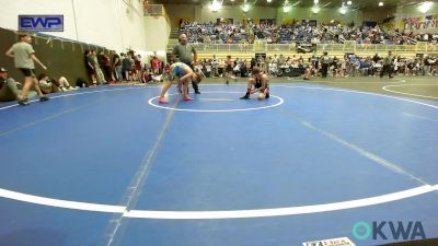 100 lbs Consi Of 8 #1 - Cooper Brien, Pawnee Wrestling Club vs Jenson Blay, Piedmont