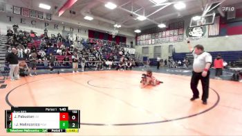 132 lbs Quarterfinal - Jack Malinconico, Poway vs Joseph Pabustan, Liberty
