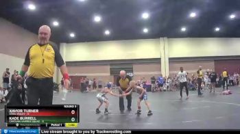 46 lbs Round 3 (6 Team) - Kade Burrell, Carolina Hammer Squad vs Xavior Turner, Steel Valley