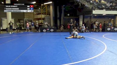 105 lbs Cons. Quarters - Silas Stanley, Dragons Wrestling Club vs Mason Worden, Gold Rush Wrestling