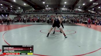 110 lbs Champ. Round 2 - John Foster, Blue Pride Wrestling Club-AAA vs Zach Welly, Willard Youth Wrestling Club-AAA