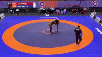 92 kg Semifinal - Nate Jackson, USA vs Miriani Maisuradze, GEO