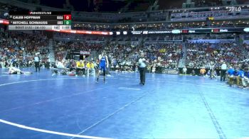 2A-120 lbs Champ. Round 2 - Caleb Hoffman, Kuemper Catholic vs Mitchell Schmauss, Crestwood, Cresco