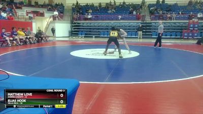 120 lbs Semis & 3rd Wb (16 Team) - Elias Hook, Villa Rica vs Matthew Love, Harris County