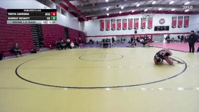 138 lbs Round 1 (3 Team) - Tehya Ledesma, Mt. San Antonio College vs Surray McNutt, Cuesta College