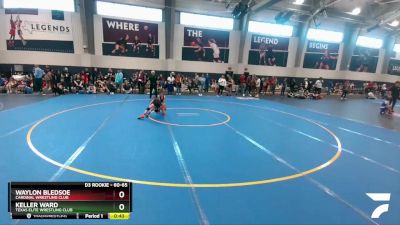 60-65 lbs Quarterfinal - Waylon Bledsoe, Cardinal Wrestling Club vs Keller Ward, Texas Elite Wrestling Club