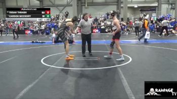 126 lbs Cons. Round 2 - Tegan Thrash, Maize vs Carson Mccrory, Bobcat WC